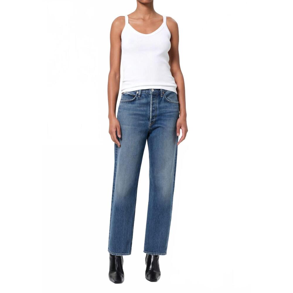 NEW AGOLDE 90's mid rise straight leg jeans in bounty